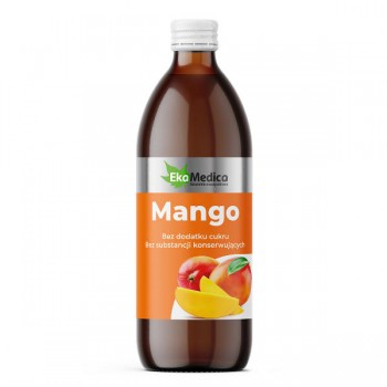 EkaMedica | Sok z mango 100% bez cukru 500ml