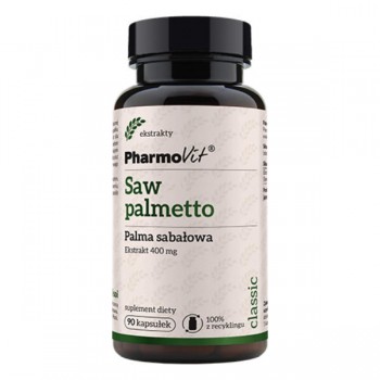 PharmoVit | Saw palmetto Palma sabałowa 400 mg 90 kaps