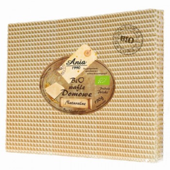 Bio Ania | Wafle domowe naturalne bez dodatków cukrów BIO 190g