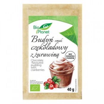Bio Planet | Budyń o smaku czekoladowym z żurawiną BIO 40g