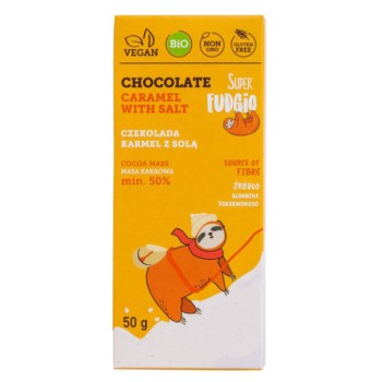 Me Gusto | Bezglutenowa czekolada karmel z solą BIO 50g