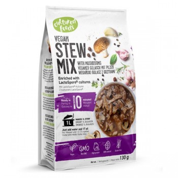 Cultured Foods | Mieszanka na gulasz wegański z grzybami bezglutenowy 130g