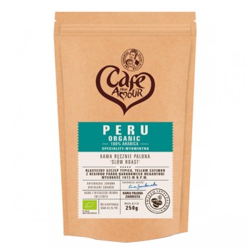Cafe Mon Amour | Kawa ziarnista ręcznie palona 100% Arabica Peru BIO 250g