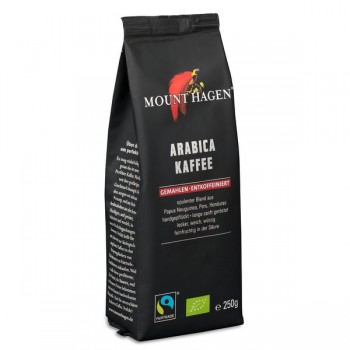 Mount Hagen | Kawa mielona arabica bezkofeinowa fair trade BIO 250g