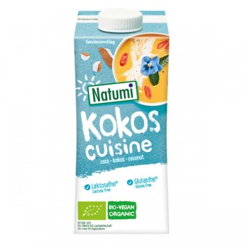 Natumi | Zagęszczony produkt kokosowy do gotowania i pieczenia bezglutenowy BIO 200ml