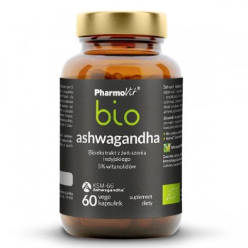 PharmoVit | Ashwagandha ekstrakt BIO 60 szt. 33g