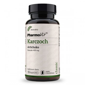 PharmoVit | Karczoch Artichoke 4:1 400 mg 90 kaps