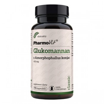 PharmoVit | Glukomannan z Amorphophallus konjac 450 mg 90 kaps