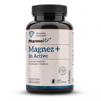 PharmoVit | Magnez + B6 Active 120 kaps