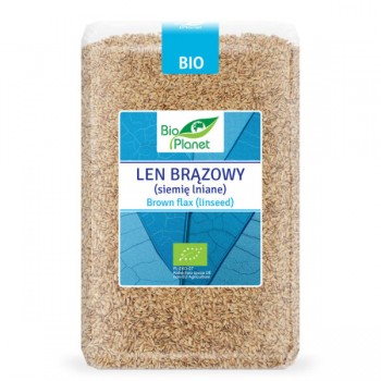 Bio Planet | Len brązowy (siemię lniane) BIO 2kg