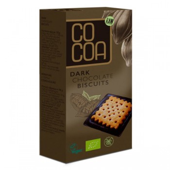 Cocoa | Herbatniki z ciemną czekoladą BIO 95g