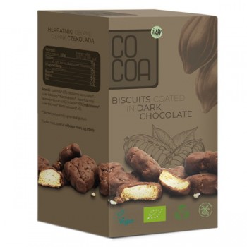 Cocoa | Herbatniki zwierzęta w ciemnej czekoladzie BIO 80g