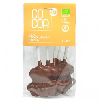 Cocoa | Lizaki czekoladowe creamy bezglutenowe BIO (5x15g) 75g