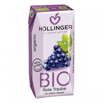Hollinger | Nektar z czerwonych winogron bez dodatku cukrów BIO 200ml