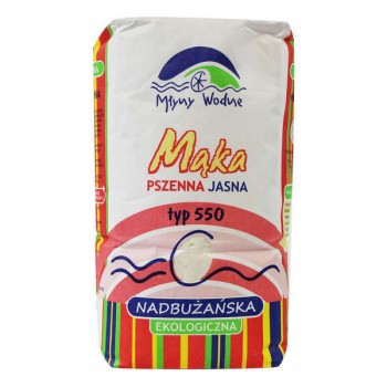 Eko Oaza - Młyny Wodne | Mąka pszenna jasna nadbużańska typ 550 BIO 1kg 