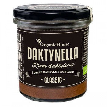 Organic House | Krem kokosowo - daktylowy classic bezglutenowy BIO 280g 