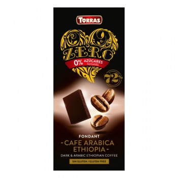 Torras | Czekolada gorzka 72% z kawą bez dodatku cukru ZERO 100g