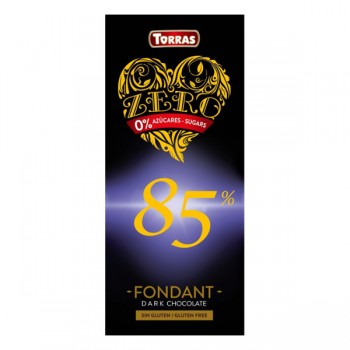 Torras | Czekolada gorzka 85% kakao bez dodatku cukru ZERO 100g