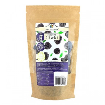 Pięć Przemian | Śliwki suszone bez dodatku cukru 250g