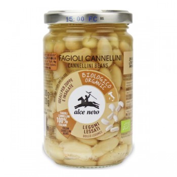 Alce Nero | Fasola cannellini w zalewie BIO 300g (220g)