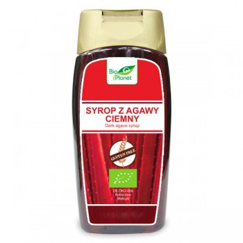 Bio Planet | Syrop z agawy ciemny bezglutenowy BIO 350g (250 ml)