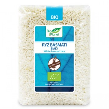 Bio Planet | Ryż basmati biały bezglutenowy BIO 1kg