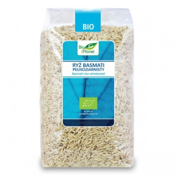 Bio Planet | Ryż basmati pełnoziarnisty 1kg