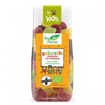 Bio Planet | Galaretki owocowe bez żelatyny BIO 100g