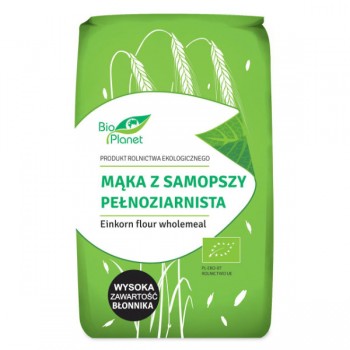 Bio Planet | Mąka z samopszy pełnoziarnista BIO 500g