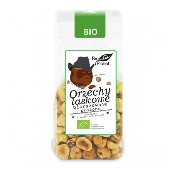 Bio Planet | Orzechy laskowe prażone blanszowane BIO 100g