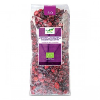 Bio Planet | Żurawina słodzona cukrem trzcinowym BIO 1kg