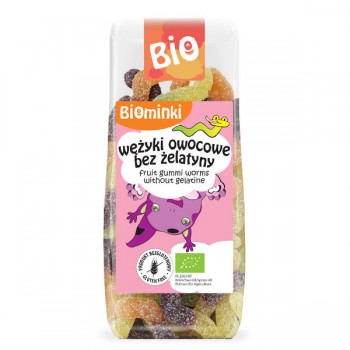 Biominki | Wężyki owocowe bez żelatyny BIO 100g