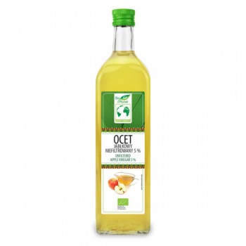 Bio Planet | Ocet jabłkowy niefiltrowany BIO 5% 1l