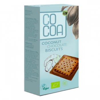 Cocoa | Herbatniki z czekoladą kokosową BIO 95