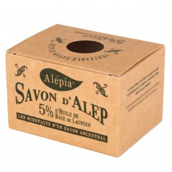 Alepia | Mydło z aleppo w kostce z olejem laurowym 190g
