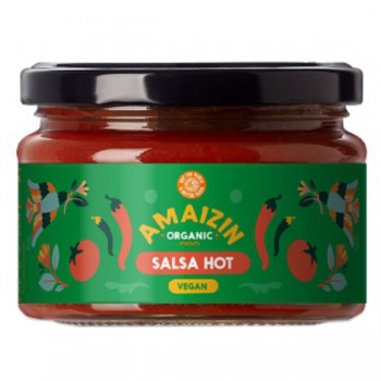 Amaizin | Sos salsa pikantny bezglutenowy BIO 260g