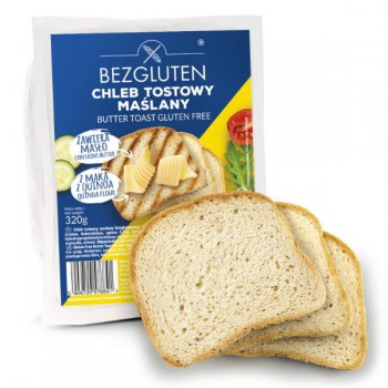 Bezgluten | Chleb tostowy maślany bezglutenowy 320g