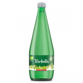Herbella | Woda gazowana o smaku mięty BIO 700ml (szkło)
