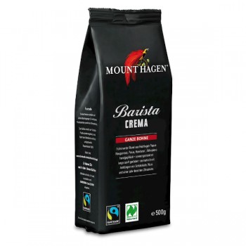 Mount Hagen | Kawa ziarnista arabica 100% barista crema Fair Trade BIO 500g