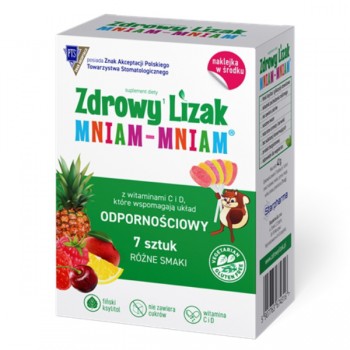 Pięć Przemian | Lizak mix smaków z witaminami na odporność bezglutenowy (7x6g) 42g