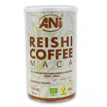 ANI | Kawa rozpuszczalna arabica z grzybem reishi i maca BIO 100g