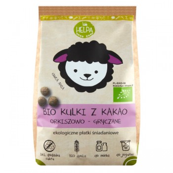 Helpa | Kulki orkiszowo - gryczane z kakao BIO 160g