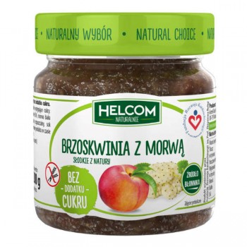 Helcom | Pasta owocowa brzoskwinia z morwą bezglutenowa 200g