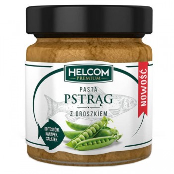 Helcom | Pasta pstrąg z groszkiem 180g