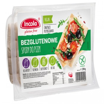 Incola | Spody do pizzy bezglutenowe 230g