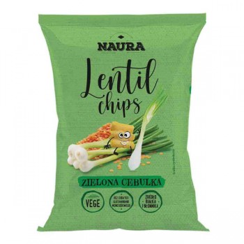 Naura | Chrupki z soczewicy Zielona cebulka 70g