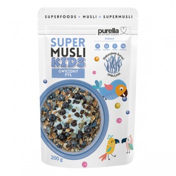 Purella Superfoods | SuperMusli KIDS Gwiezdny pył 200g