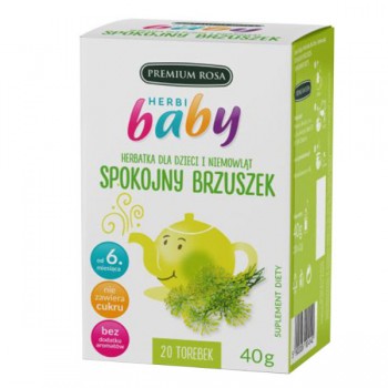 Premium Rosa | Herbatka dla dzieci i niemowląt Spokojny Brzuszek 20 torebek