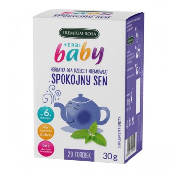 Premium Rosa | Herbatka dla dzieci i niemowląt Spokojny Sen 20 torebek