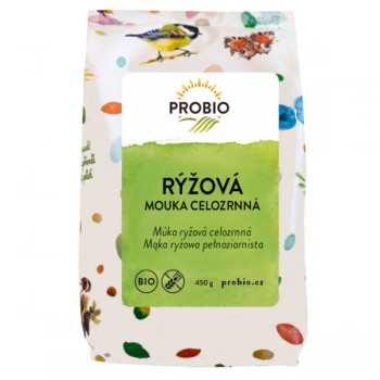ProBio | Mąka ryżowa pełnoziarnista bezglutenowa BIO 450g